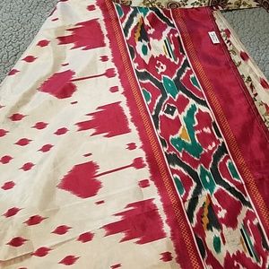 Ikat Silk Blend Wrap
